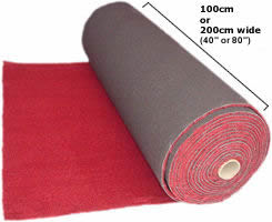 TCN/25 automotive carpet, available in black, red, brown, beige, navy & grey