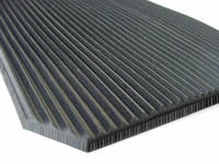 Ribbed Rubber Matting, 6mm Fine Rib