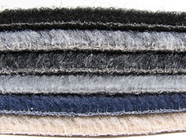 Van Lining Carpet, Latex back, deep pile - Profile view
