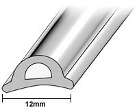 thumbnail image 2 of Classic Mini Windscreen Rubber Seal Kit – Front & Rear Glass Weatherstrip & Filler – JRC2674K 2 of 4