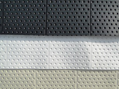 Brick design Upholstery Vinyl (black, white, cream)
